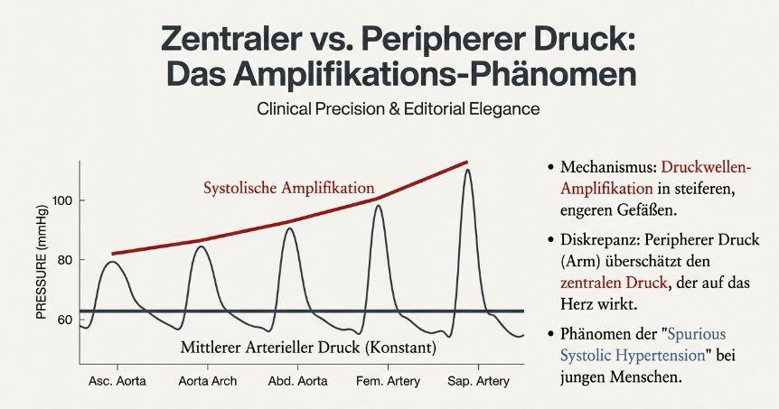 Zentraler und peripherer Druck