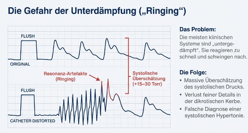 Unterdämpfung im Monitorbild