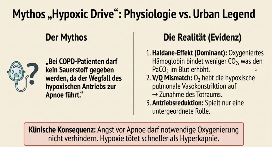 Der Mythos vom hypoxischen Atemantrieb
