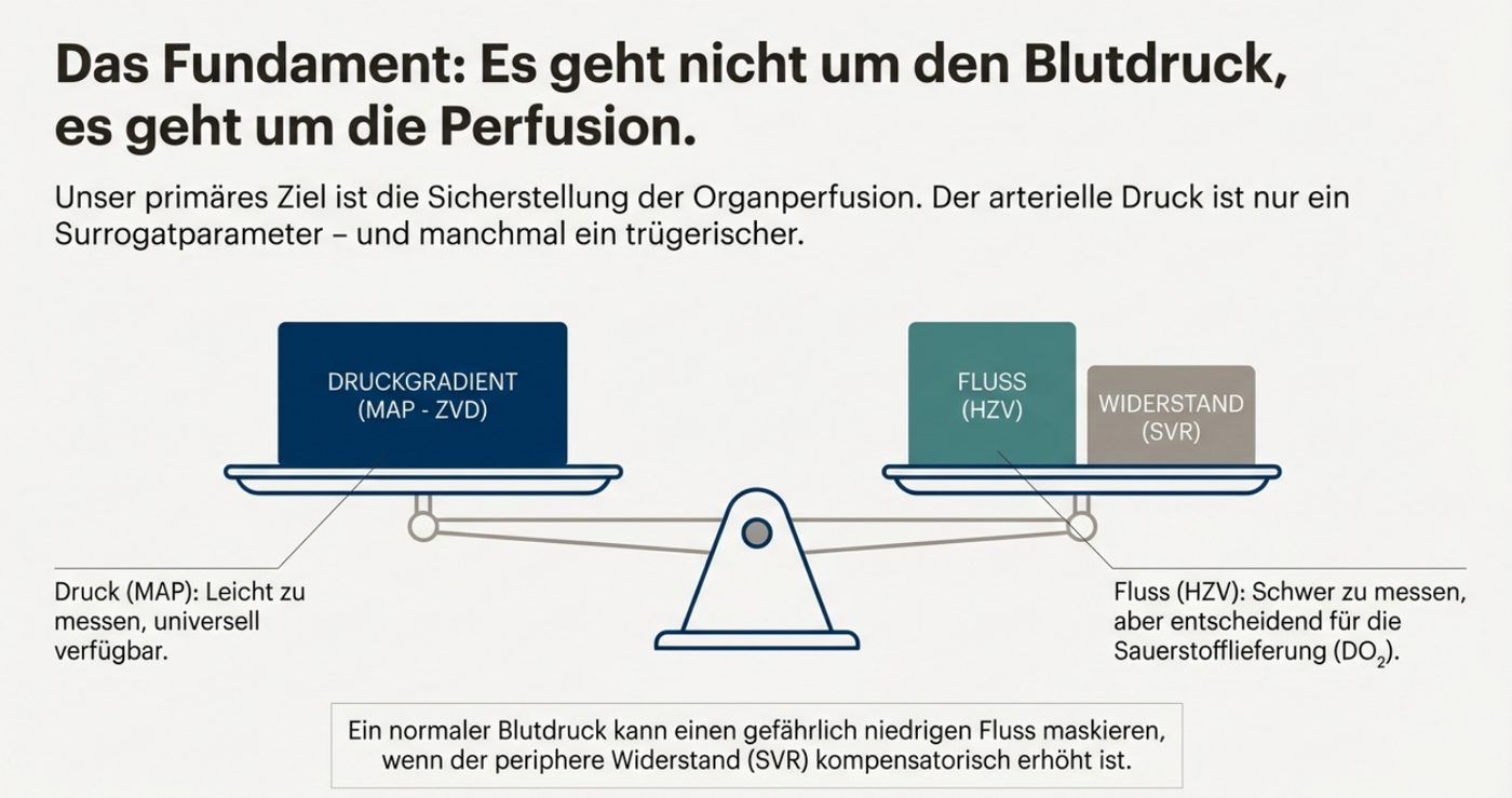 Es geht nicht um den Blutdruck, es geht um die Perfusion