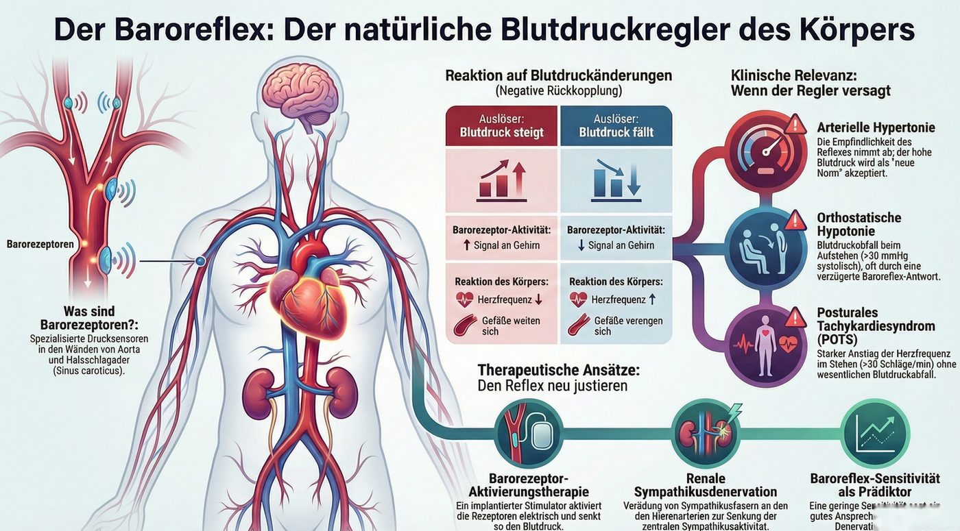 Der Barorezeptor als natürlicher Blutdruckregler