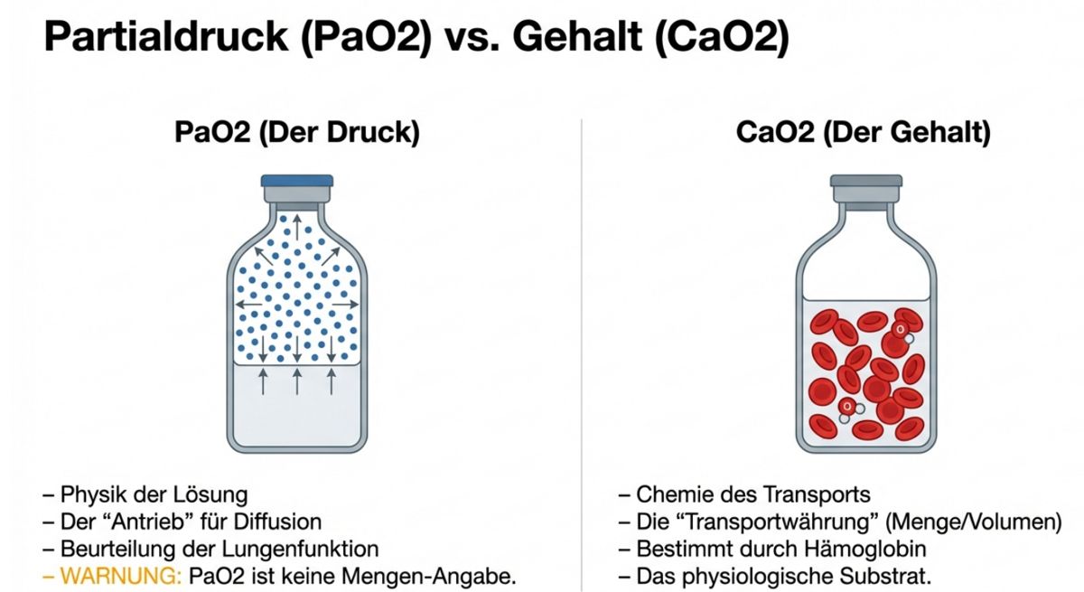 Abbildung 3: Partialdruck versus Gehalt