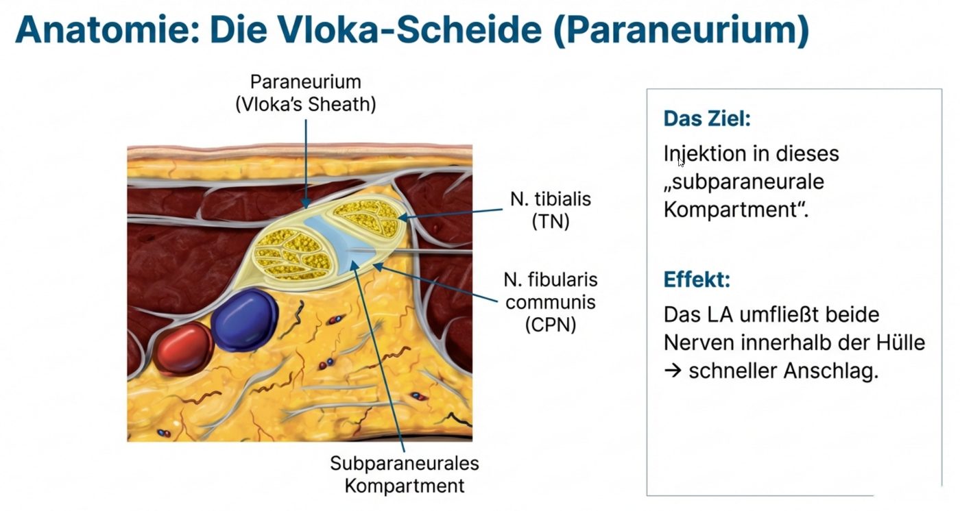 Anatomie: die Vloka-Scheide