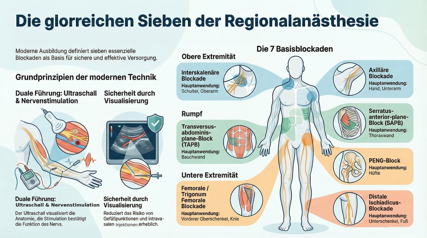 Abbildung 1: Die sieben Basisblockaden und die Grundprinzipien der modernen Technik