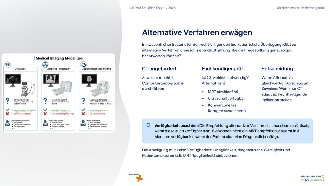 Folie 35: Alternative Verfahren erwägen