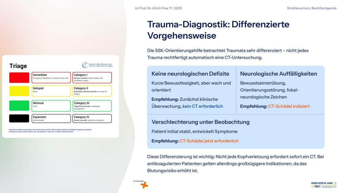 Folie 41: Trauma-Diagnostik: Differenzierte Vorgehensweise