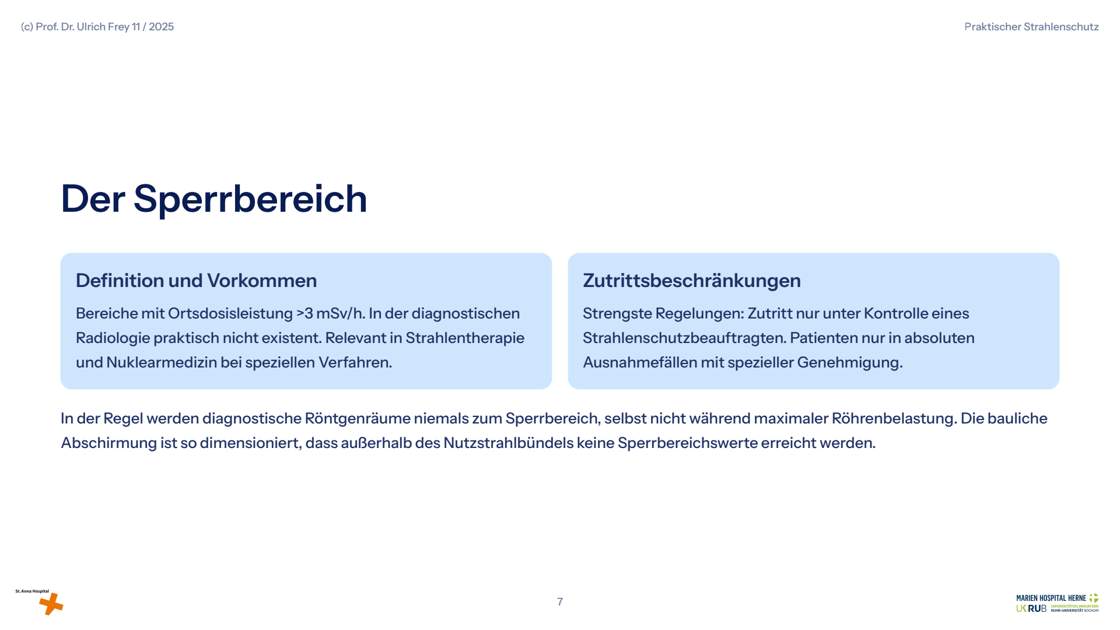 Folie 7: Der Sperrbereich