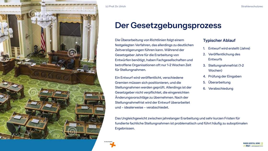 Folie 8: Der Gesetzgebungsprozess